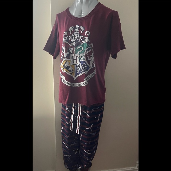 Harry Potter 2pc Jogger Style PJ set Size XS - Picture 1 of 12